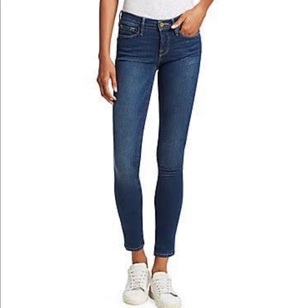 Frame Denim Le Skinny de Jeanne in Colombia Road